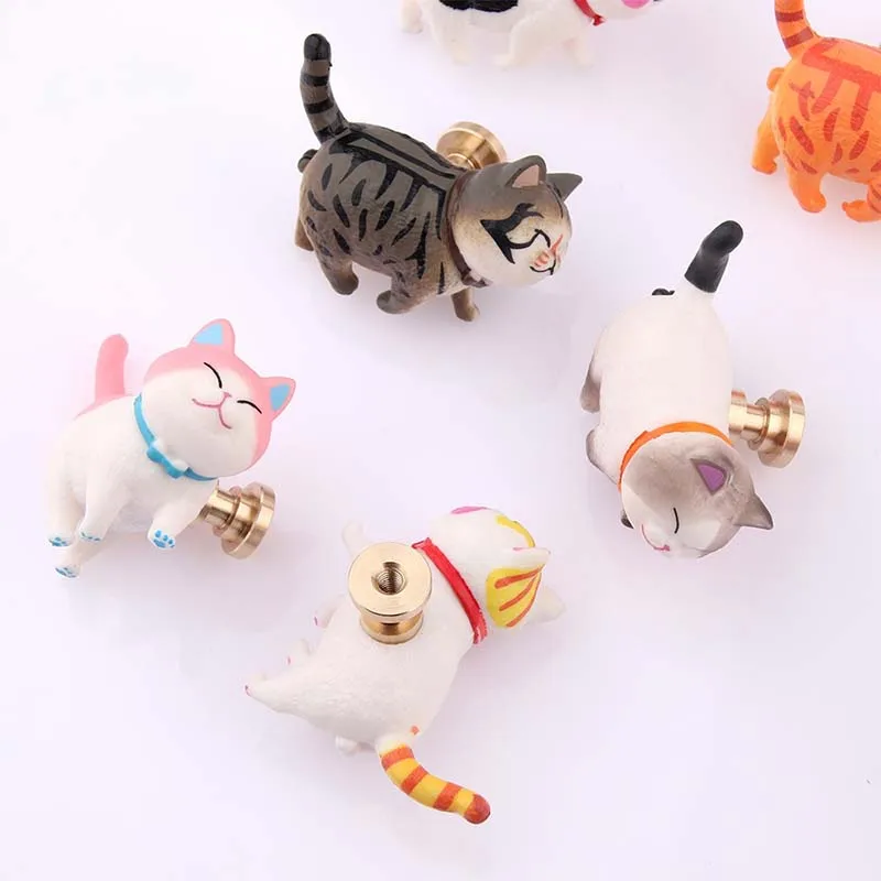 Light Luxury Cute Cat Handle Children's Room Custom Wardrobe Door Cabinet Furniture Drawer Cartoon 1005005945660543