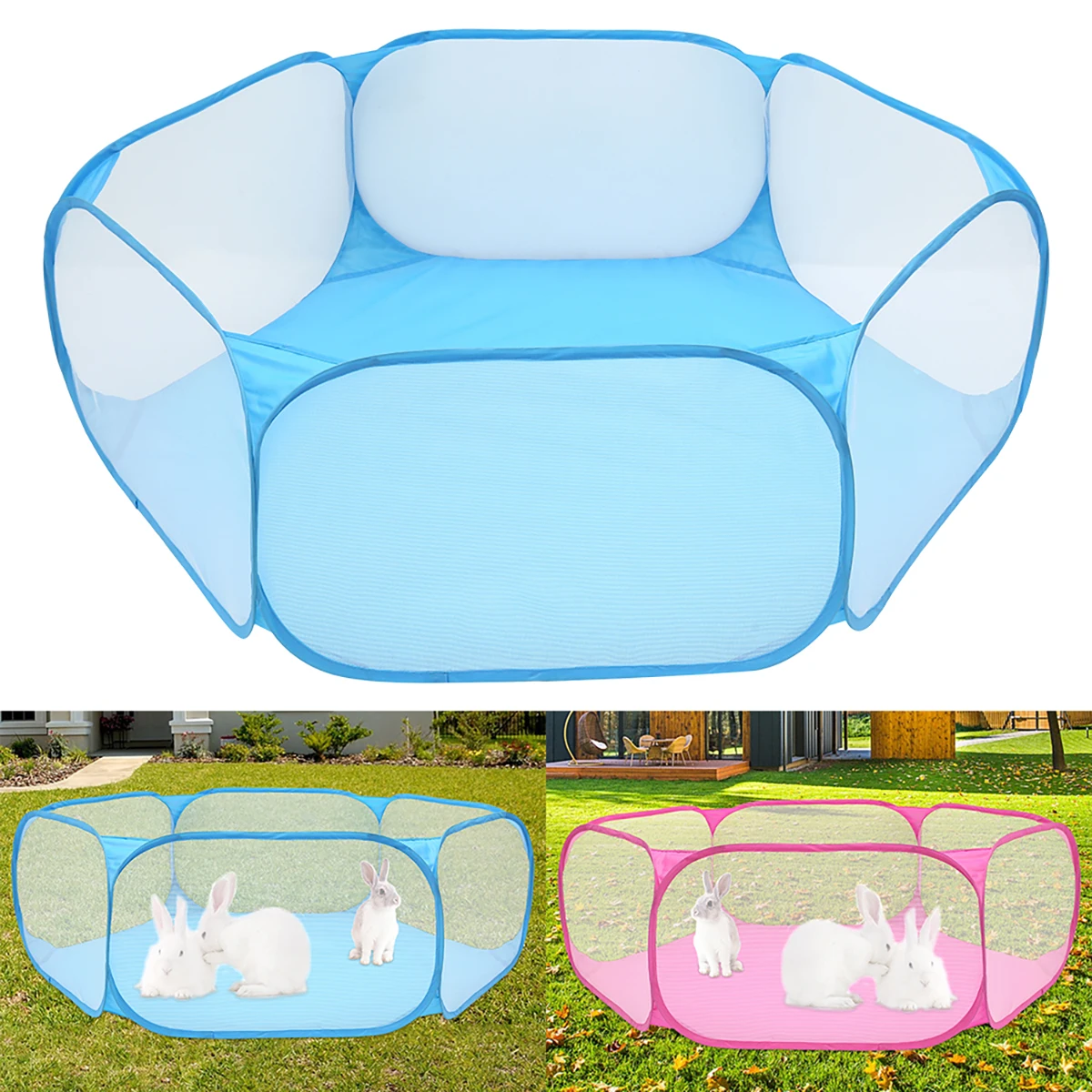 Portable Pet Playpen Cat Dog Cage Tent Playpen Folding Fence For Hamster Hedgehog Small Animals 1005005962554075