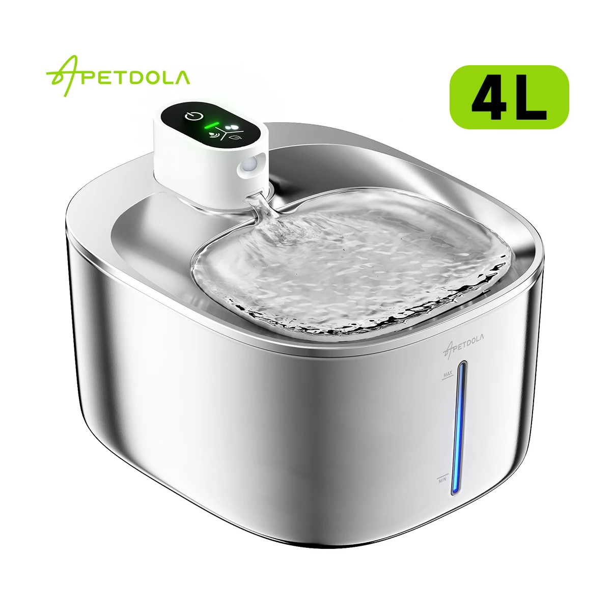 APETDOLA 4L Wireless Cat Water Fountain Auto Sensor Drinking Fountain For Cats Dog Drinker Pet 1005005985405751