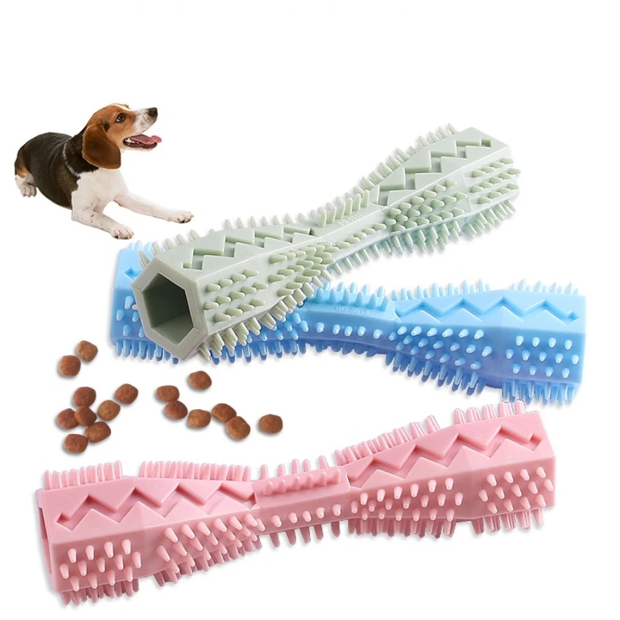 Pet teething toy Dog chew stick Bite resistant pet fun leaky food toy teething cleaner stick 1005005992551933