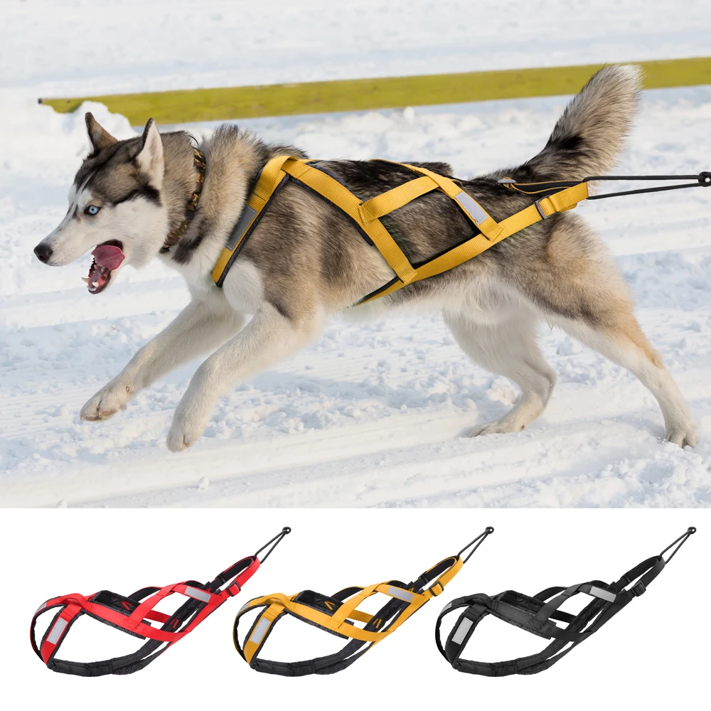 Dog Sled Harness Pet Weight Pulling Sledding Mushing X Back for Large Dogs Husky Canicross 1005006015667607