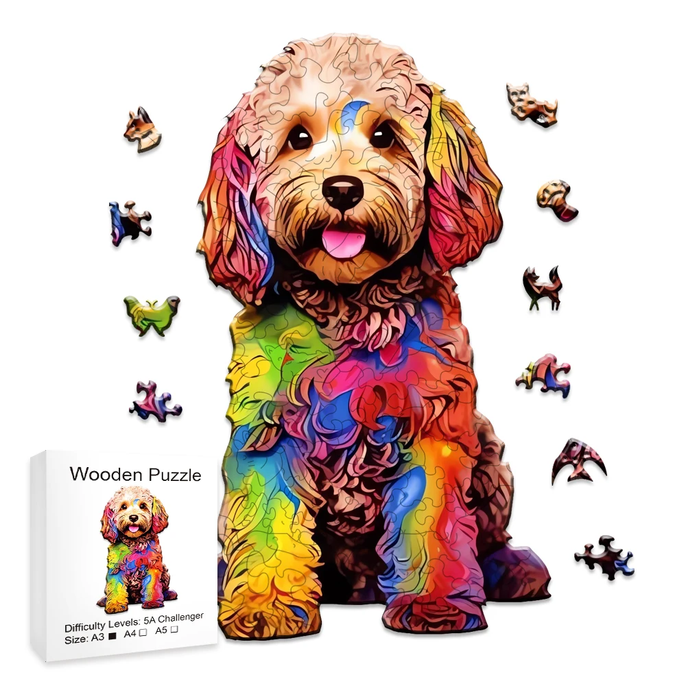 Jigsaw Puzzle Mysterious Animal Puzzles Dog Puzzles Gift for Adult Kids Educational Fabulous Gift 1005006019233817