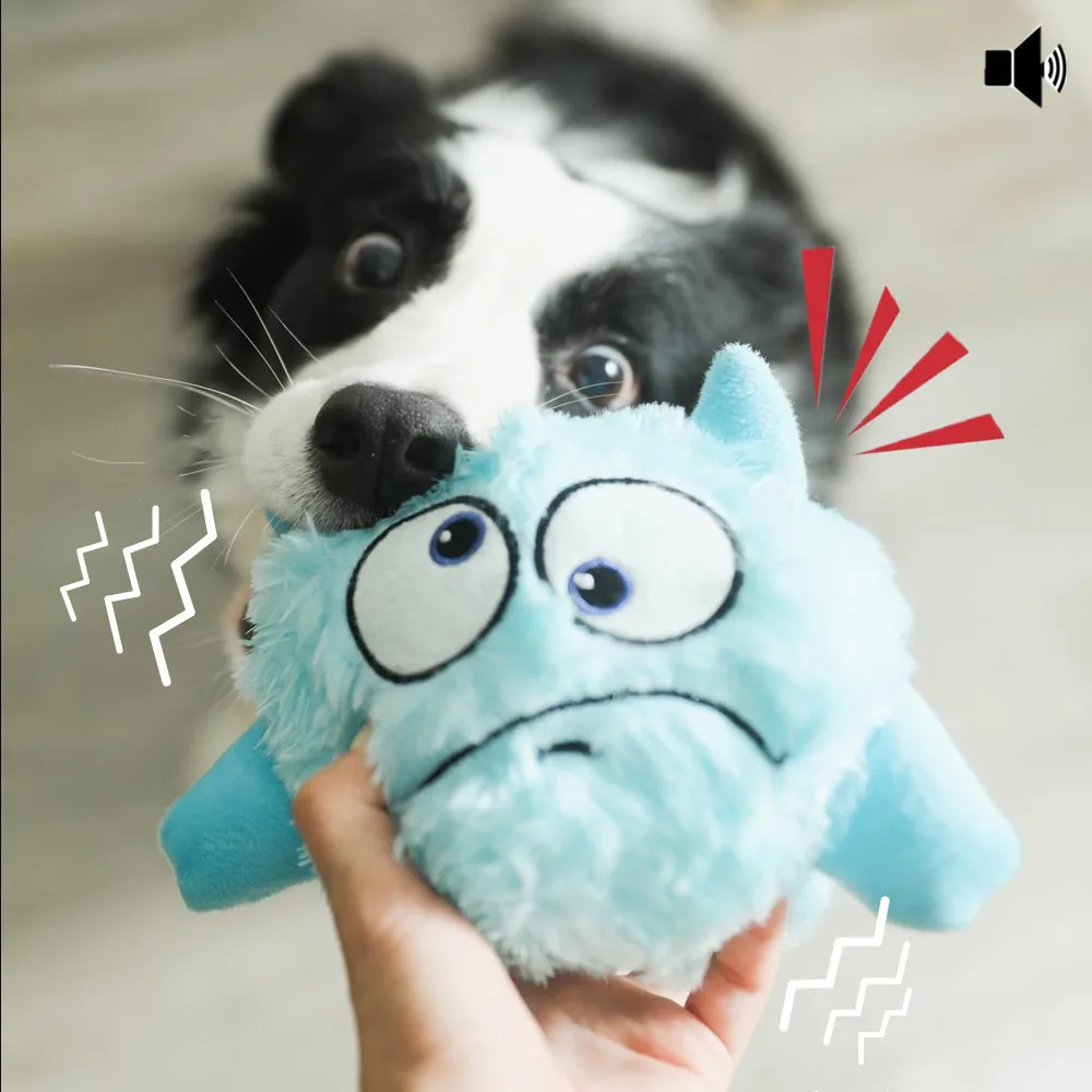 Interactive Dog Toys Bouncing Giggle Shaking Ball Dog Plush Toy Electronic Vibrating Automatic 1005006023630206