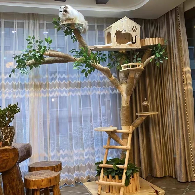 Indoor Simulation Tree for Cat, Large Family Climbing Frame, Pet Training Supplies 1005006025435988
