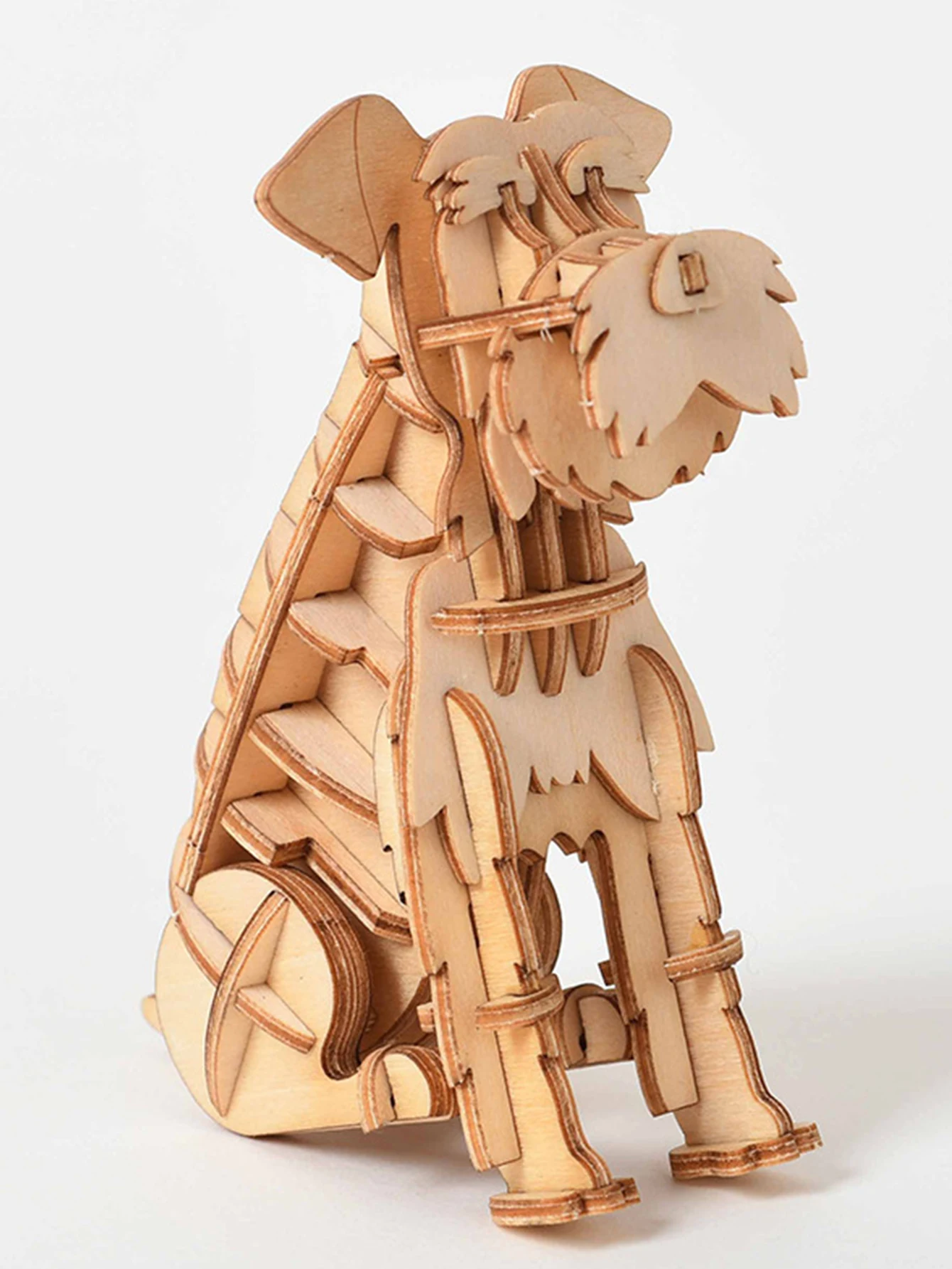 3D Wooden Animal Puzzle Sherina dog model Kids Wood Craft Brain Teaser Wood Gifts for Christmas 1005006029910913