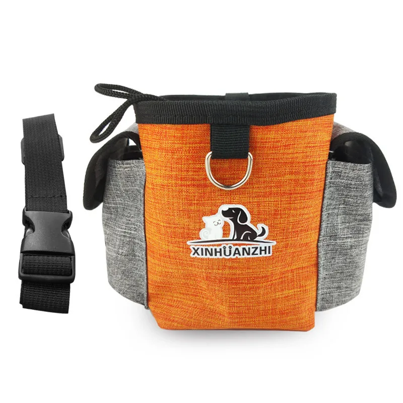 Dog Treat Pouch Easily Carries Kibble and Toys Built-In Poop Bag Dispenser Waterproof Fabric 1005006029949240