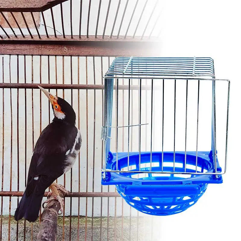 MiNi Breeding Box Hollow Cage Nest Parrot Birds Nesting Basin Hideaway Shelter Cages 1005006039261331
