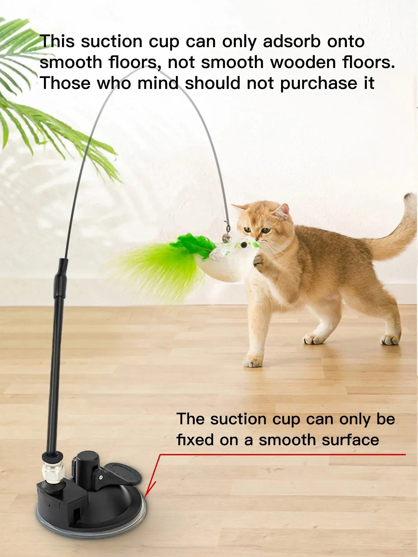 Cat Interactive Toy Simulate Bird Interactive Sucker Feather Bell Funny Cat Toys (1pcs) 1005006040269669