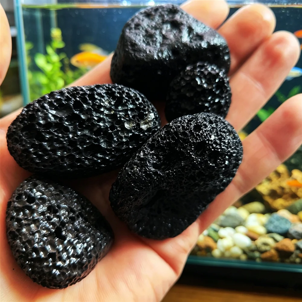 Natural Aquarium Fish Tank Filter Media Volcanic Rock Biological Ball Bio Filter Clear Water 1005006057436022