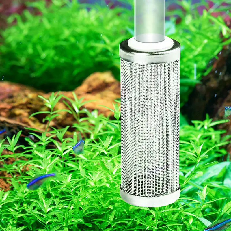 Fish Tank Filter Stainless Steel Inlet Case Mesh Shrimp Nets Special Cylinder Filters Inflow Inlet 1005006080098694