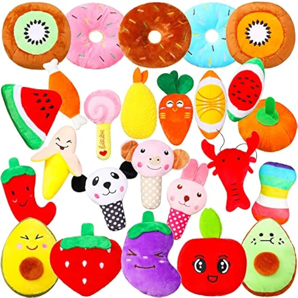 50PCS/Pack Dog Squeaky Toys Bulk, Plush Dog Toys for Small Medium Dog 1005006085353466