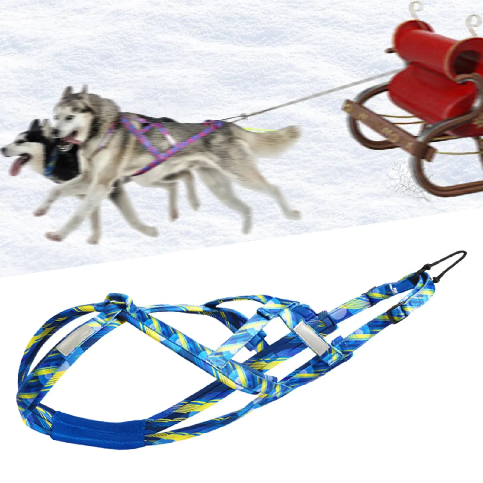 Dog Sledding Harness Sport Skijoring Professional Bikejoring Husky Harness Weight Pulling Harness 1005006091943990