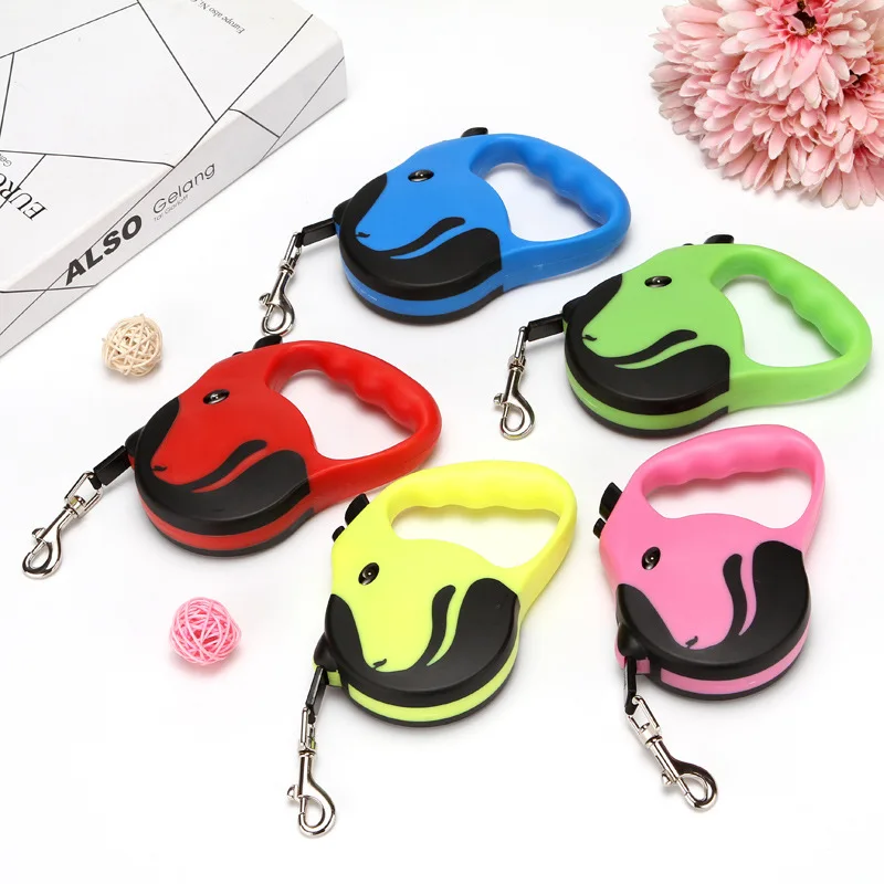 3m 5m Dog Leash for Small Dogs Cat Automatic Retractable Durable Nylon Lead Puppy Outdoor Travel 1005006093326417