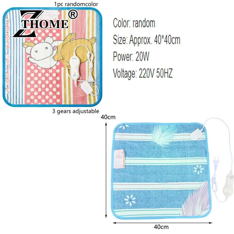 18W 220V Pet Dog Cat Waterproof Electric Heating Pad Body Winter Warmer Mat Bed Blanket Animals Bed 1005006106060253