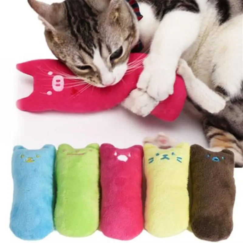1 Pc Random Color Catnip Cat Toys Pillow Interactive Cat Toy Catnip Pet Supplies Pillow Thumb Teeth 1005006113432488