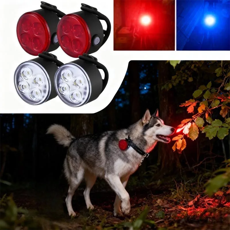Portable Pet Collar Light Rechargeable Led 4 Gears for Safety Outdoor Nightwalking Anti-lost Dog 1005006132481163