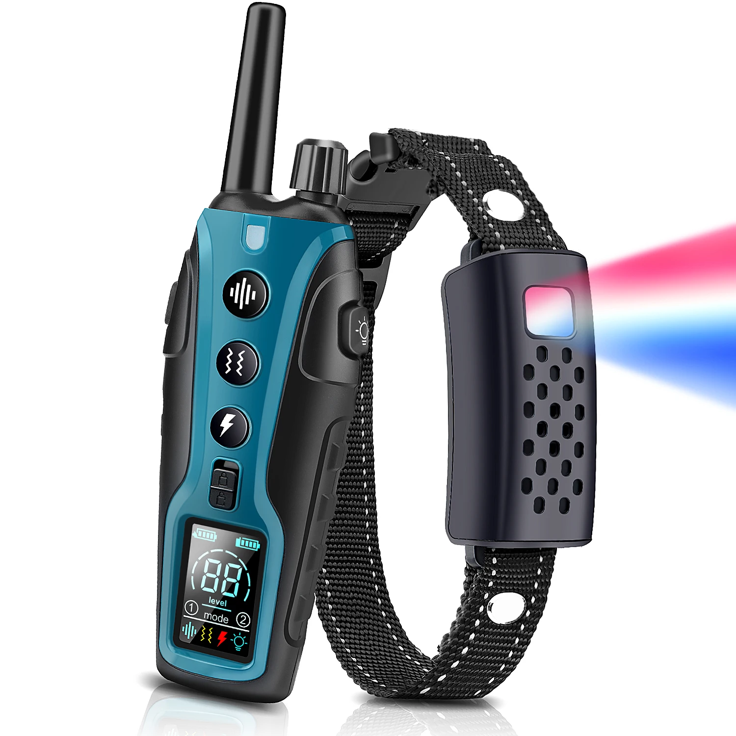3280FT Pet Dog Training Shock Collar 3 Training Modes Beep Vibration Shock Flash Light Safety at 1005006137600188