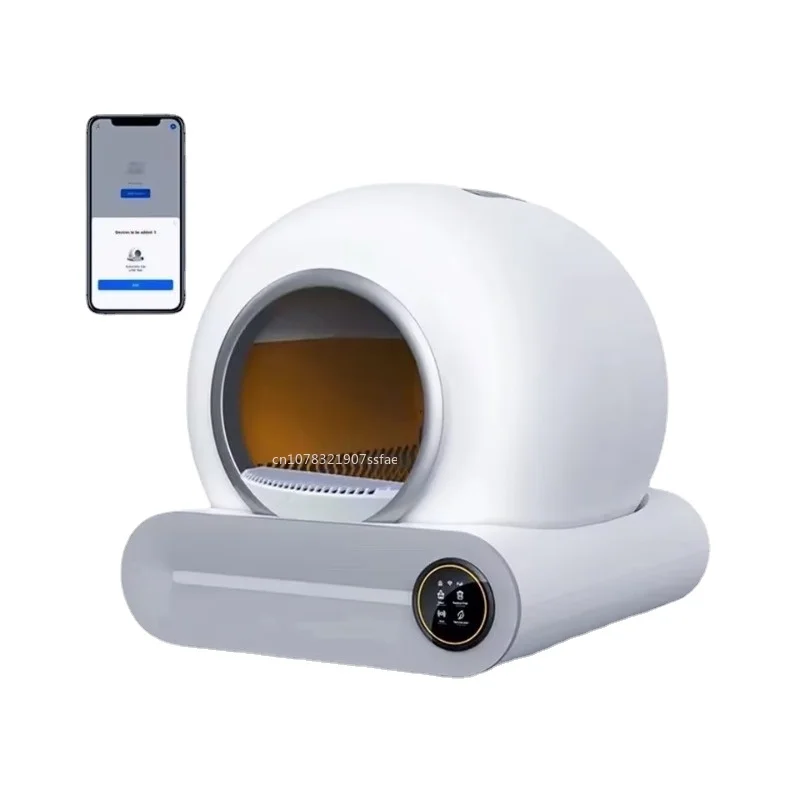 Self-Cleaning Cat Litter Box Automatic 65 Large Fully Enclosed Cat Toilet with App English Version 1005006141428093