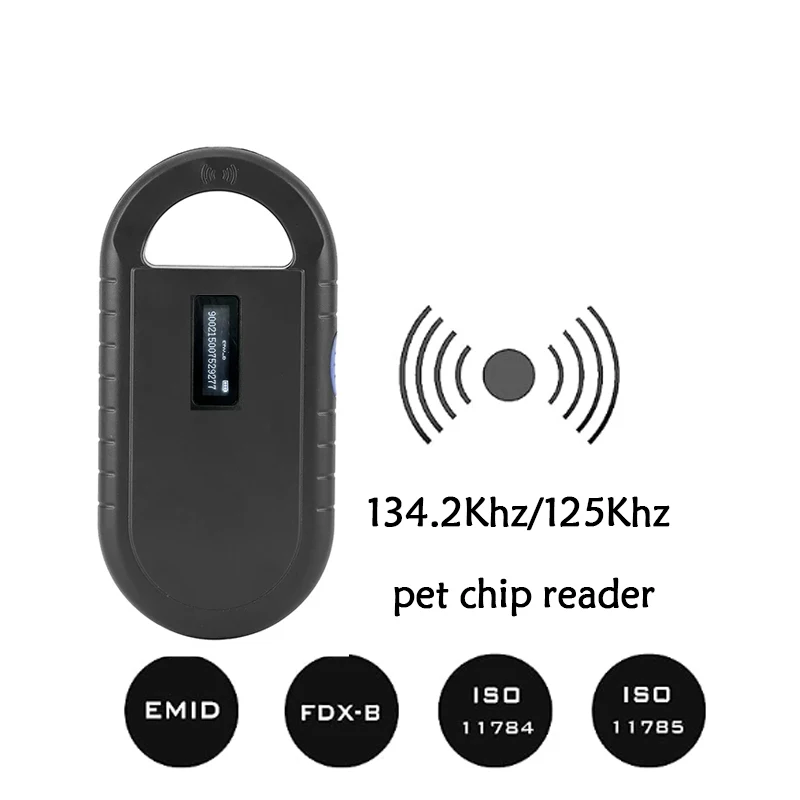 Pet ID Reader 134.2Khz Chip Transponder FDX-B Pet Scanner ISO11784/5 Animal RDID USB Dog Cat Horse 1005006143280265