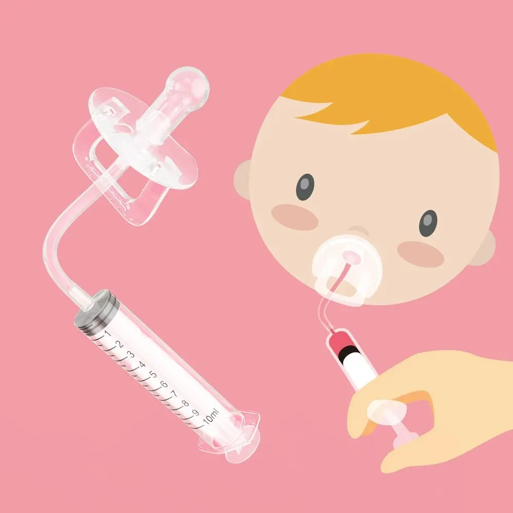 Baby Pacifier Medicine Dispenser Kit Oral Feeding Syringe Toddler 10ml Liquid Dropper Feeder 1005006150095982