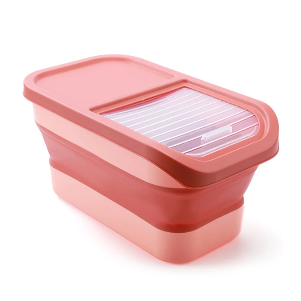 Pet Cats And Dogs Large Capacity Foldable Sealed Storage Cat Food Dog Food Barrel 1005006161033567