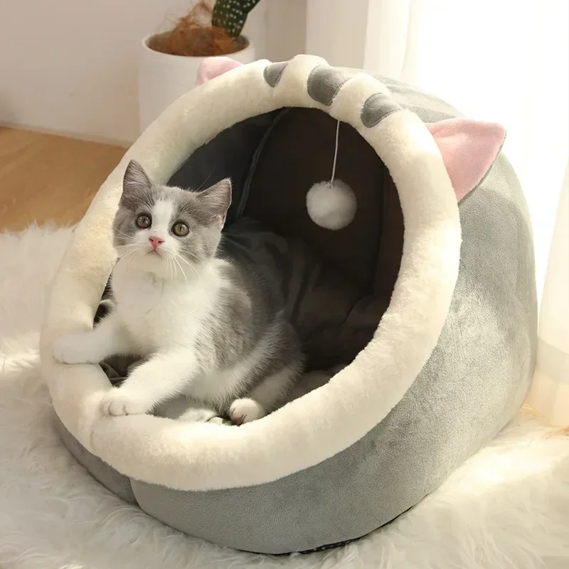 Cat Pad Bed Sweet Soft Warm Pet Basket Cozy Kitten Lounger Cushion Pet House Tent Small Dog Mat For 1005006168063003
