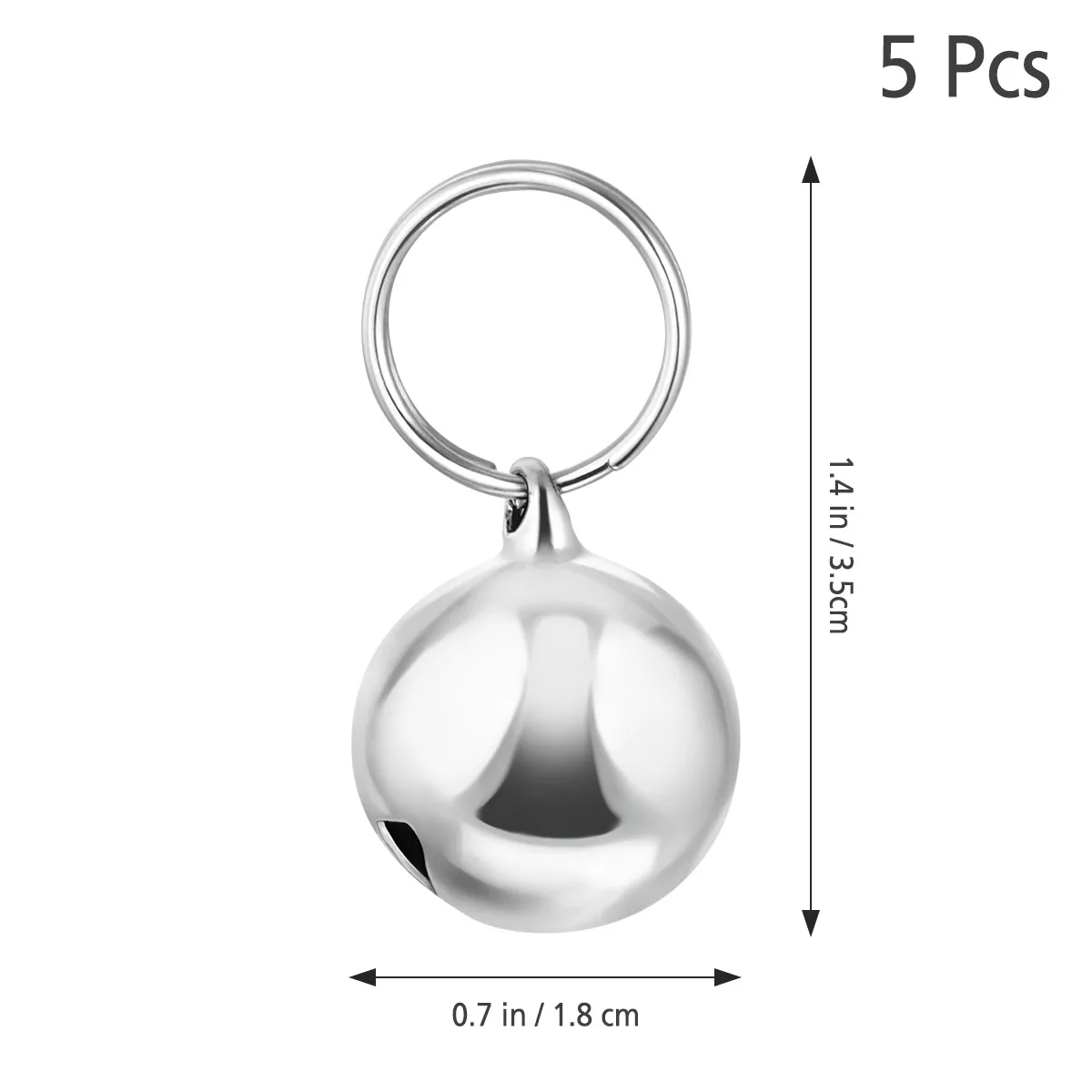 5PCS Pet Bells Charm Cat Collar Bells Cat Necklace Loud Wind Chimes Bell Pendants Metal Bell 1005006186958281