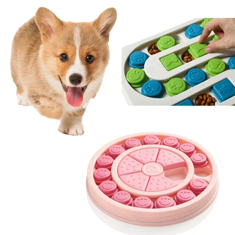 Dog Puzzle Toys Slow Feeder Interactive Increase Puppy IQ Food Dispenser Slowly Eating NonSlip Bowl 1005006189764878