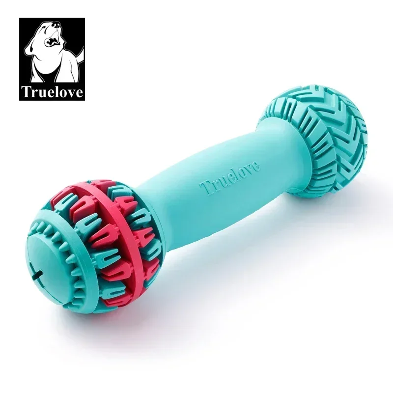 Truelove Pet Super Durable Leak-Proof Treat Dispenser Dog Toy Dumbbell Slow Feeder IQ Training 1005006191332932