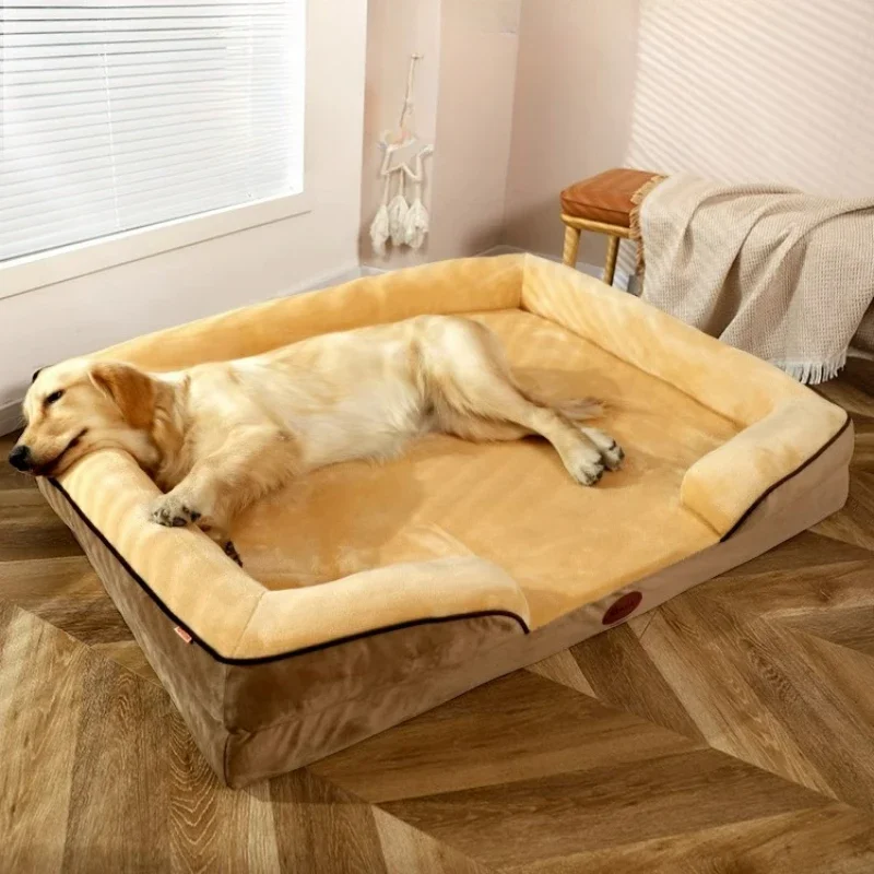 Removable and Washable Pet Large Dog Sofa Cat Bed Sleeping Mat Corgi Kennel for All Seasons Crate 1005006191560665
