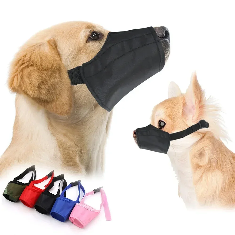 Dog Muzzle for Small Dogs Soft Nylon with Safety Buckle Grooming Puppy Stop Biting Barking Chewing 1005006192058251