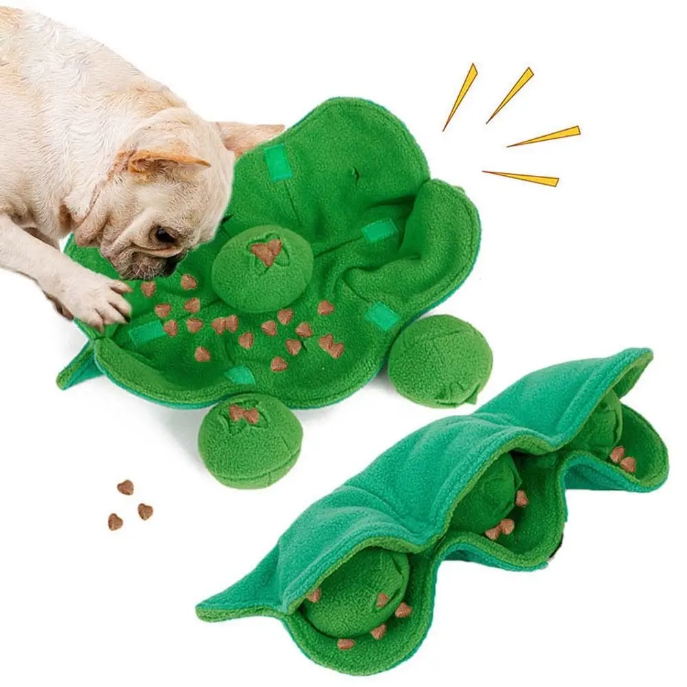 Sniffing Dog Toy Squeaky Plush Treat Dispenser IQ Puzzle Toys Stress Reliever Interactive Ball Dog 1005006219705605