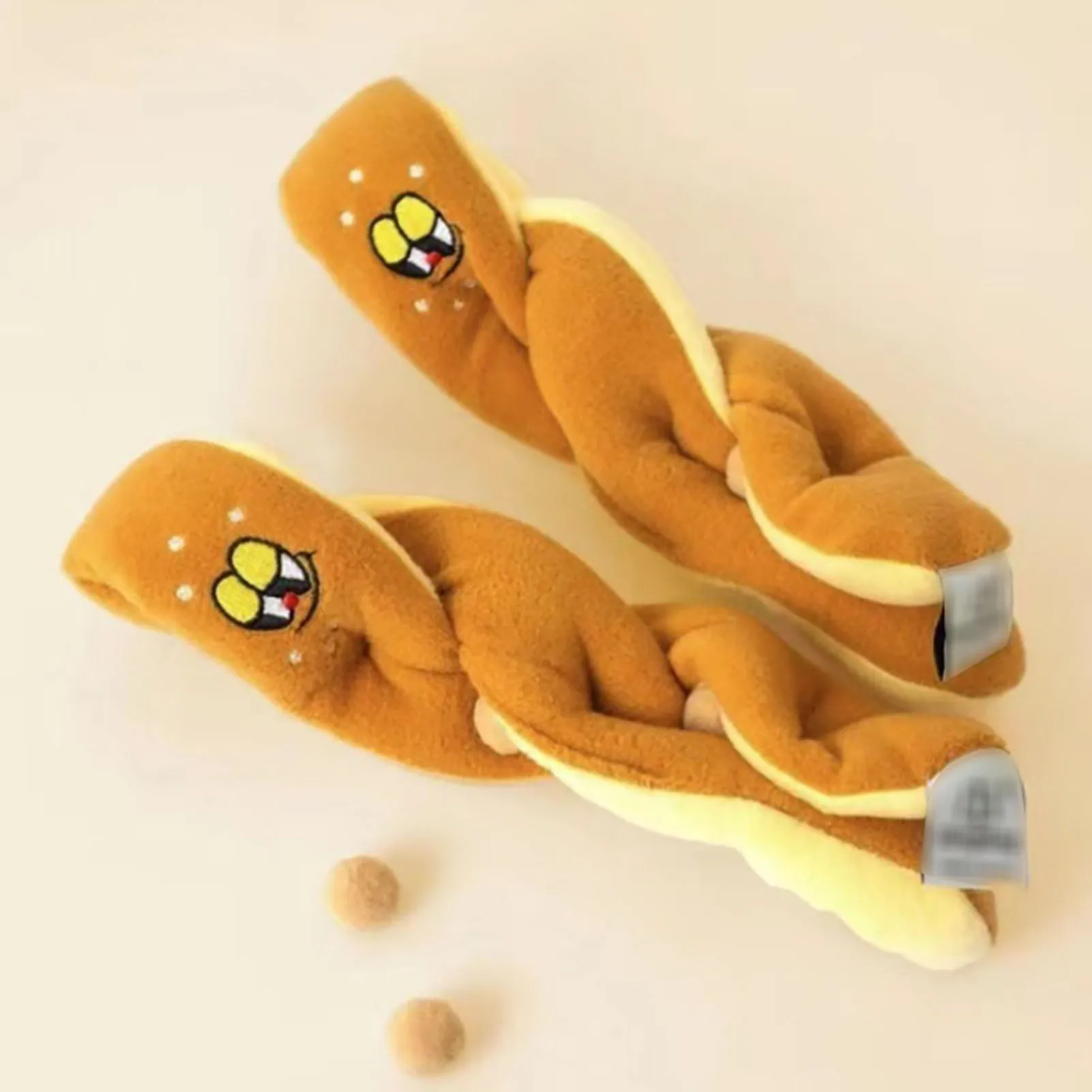 Cute Bread Shape Dog Chew Toys Pet Training Toy Soft Puppy Accessories Dog Training Toy Olfactory 1005006240682729
