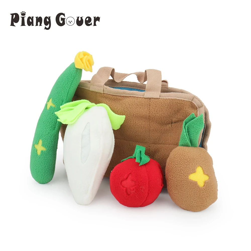 Handbag Shape Plush Pet Dog Snuffle Toy Pet Interactive Puzzle Feeder Food Training Dog Chew 1005006247661369