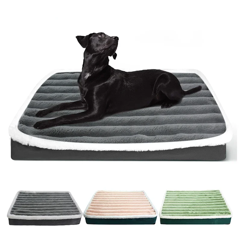 Ultra Plush Deluxe Orthopedic Foam Dog Bed Rectangular Cat Dog Mats / Removable Cover Pet Mattress 1005006253754468