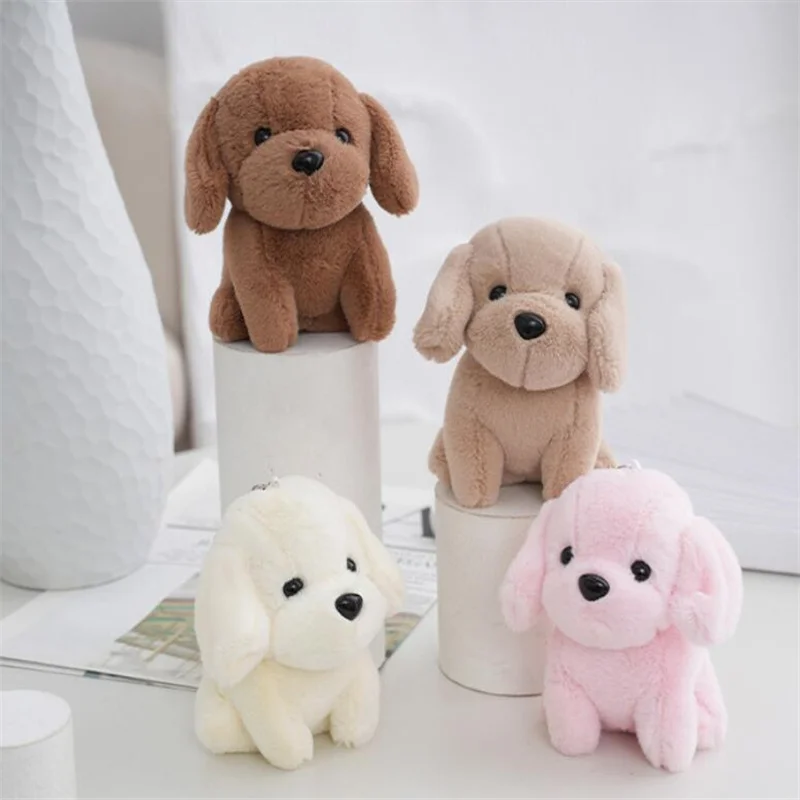 1PCS Cartoon Cute Puppy Dog Plush Toys For Girls Gifts Stuffed Pendant Small Mini Teddy Dog Doll 1005006262996432