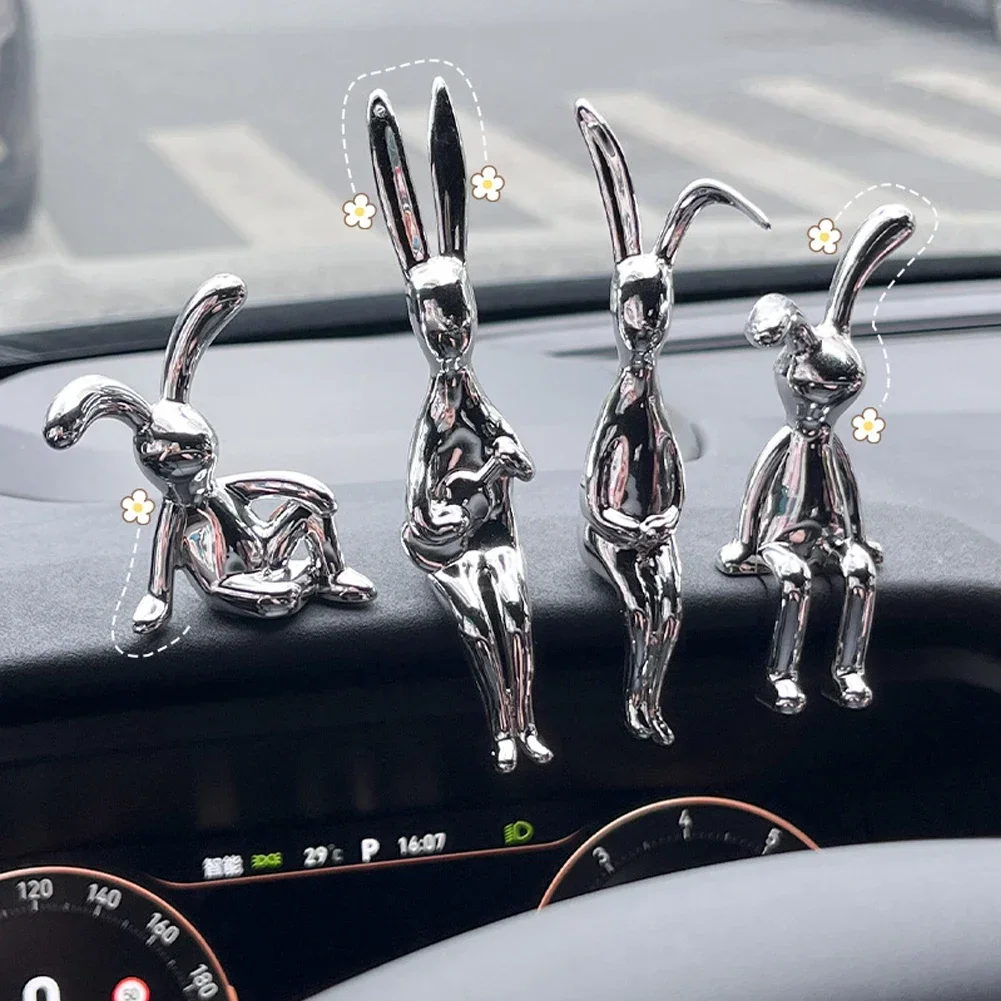 Cute Rabbit Animal Figurine Home Decoration Accessories Living Room Decoration Home Decor Desk 1005006304136178