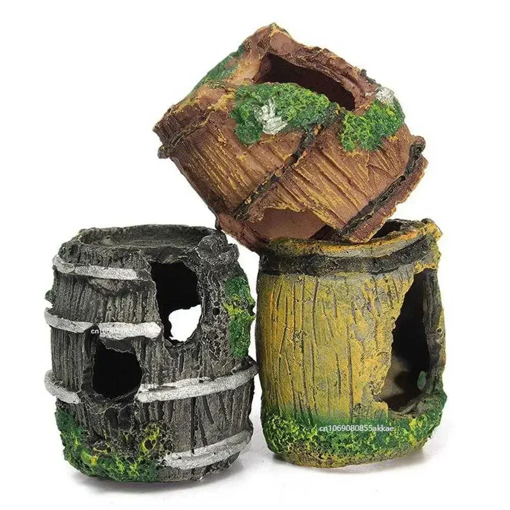 Aquarium Equipment Accessory Glass Fish Tank Landscaping Decoration Resin Crafts Artificial Antique 1005006334870957