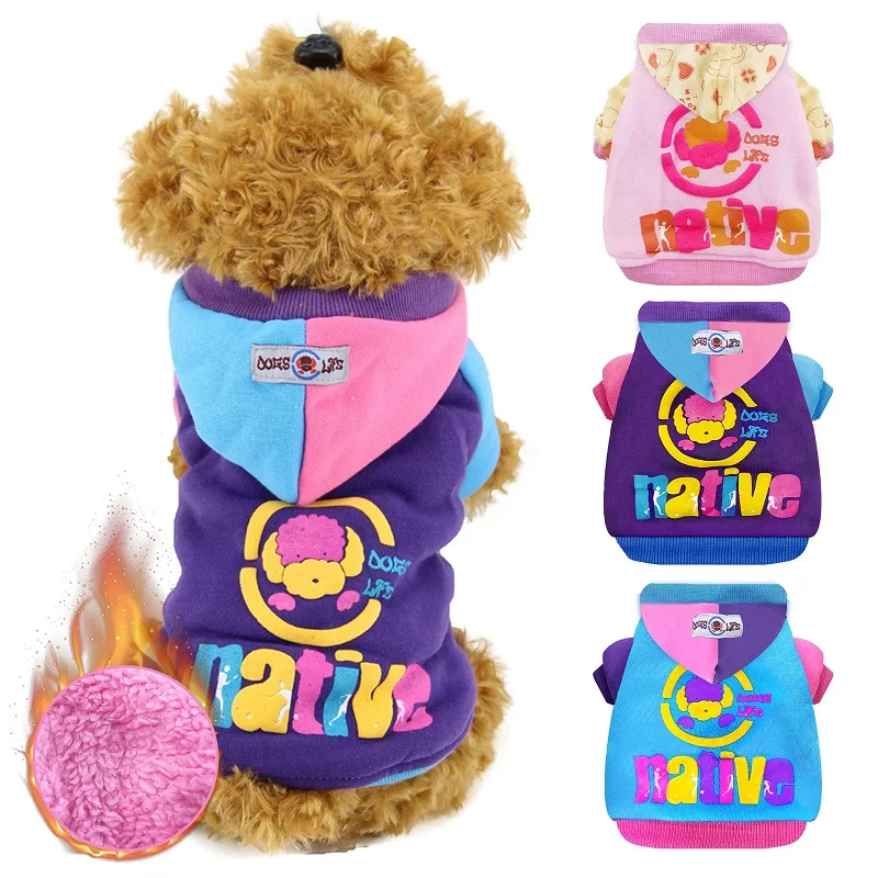 Dog Winter Coat Thick Warm Windproof Clothes Outdoor Lightweight Dog Hoodie Cotton-padded Jacket 1005006335835587