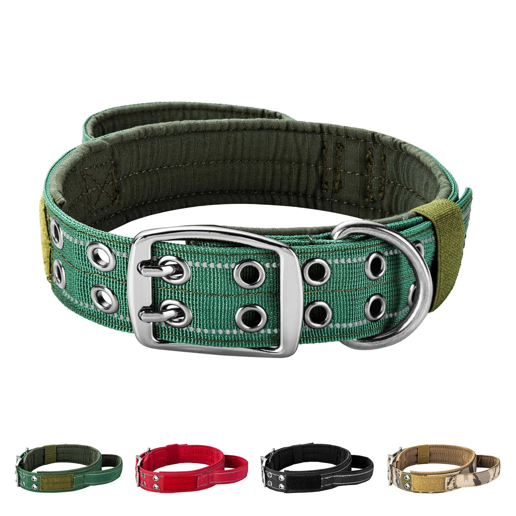 Heavy Duty Double Buckle Design Tactical Dog Collar 1005006339397621