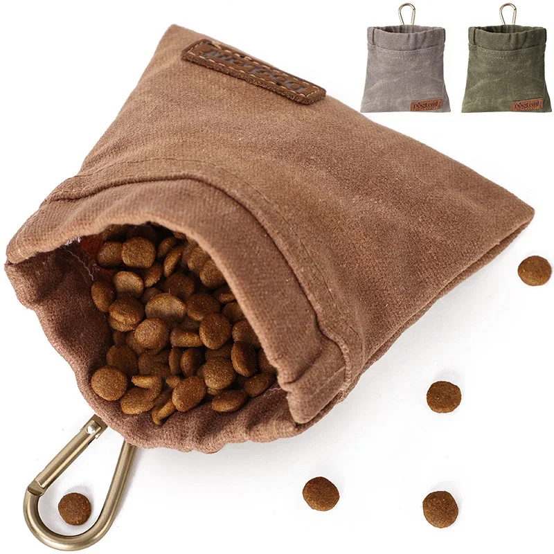 Walking Dog Snack Pocket with Carabiner Hands Free Pet Treat Bag Waist Pack Storage Pouch Dog Puppy 1005006349799454
