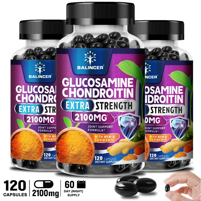 Glucosamine Chondroitin Complex with Turmeric Root, Joint Support Dietary Supplement 1005006352084899