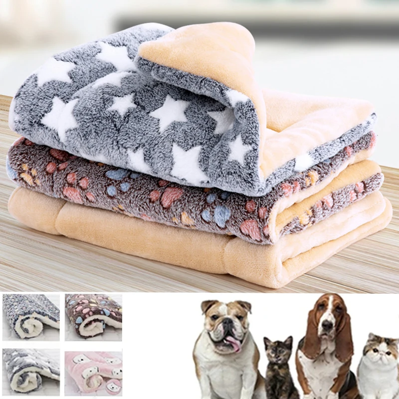 Pet sleeping mat dog bed cat bed soft fur thickened blanket pad velvet household washable warm 1005006376639659