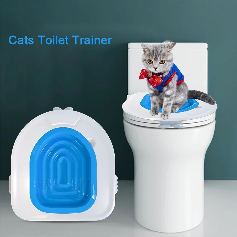 Effective Cat Toilet Training Kit with Litter Box and Litter Mat Say Goodbye To Messy Floors Cat 1005006377843639