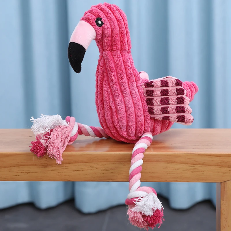 Animal Shape Squeaky Toys Plush Dog Toy Cute Bite Resistant Corduroy Dog Toys for Small Large Dogs 1005006391124835