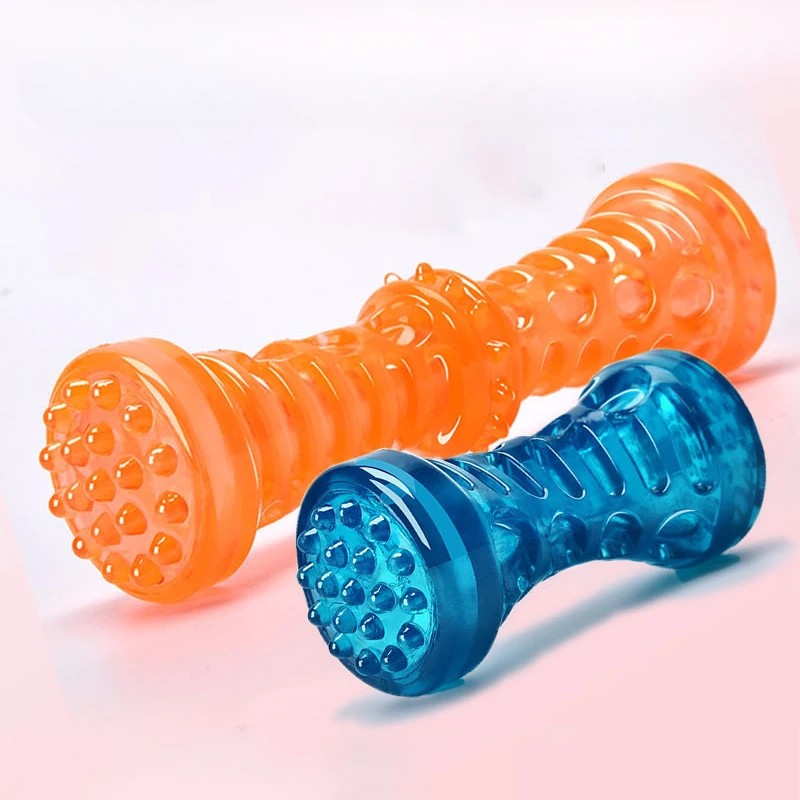 Rubber Dog Toys for Chewing Bite Resistant Squeaky Training Playing Toy Interactive Large Dogs 1005006406062250
