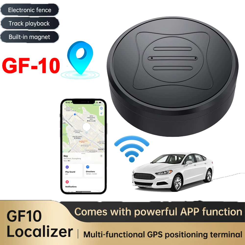 GF-10 Mini Magnetic GPS Tracker Smart Finder Long Standby SOS Tracking Device For Person/Pet 1005006420295174