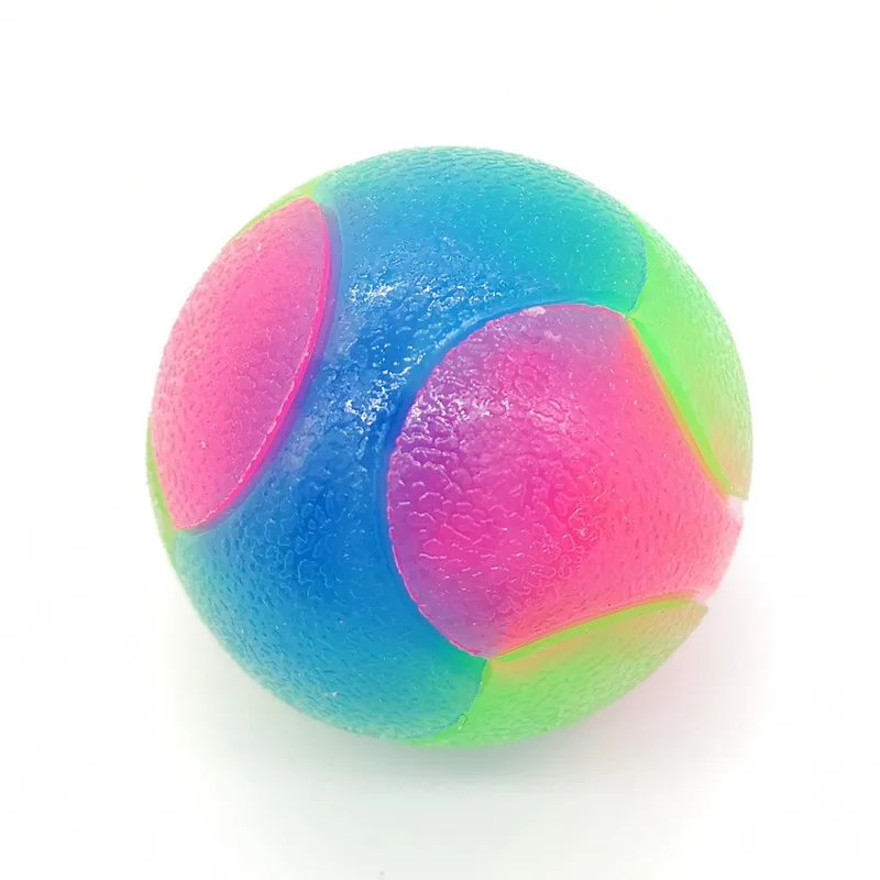 LED Glowing Ball for Dogs, Flashing Glow in the Dark, Elastic Ball Toy, Interactive Toys for Puppy 1005006424368324