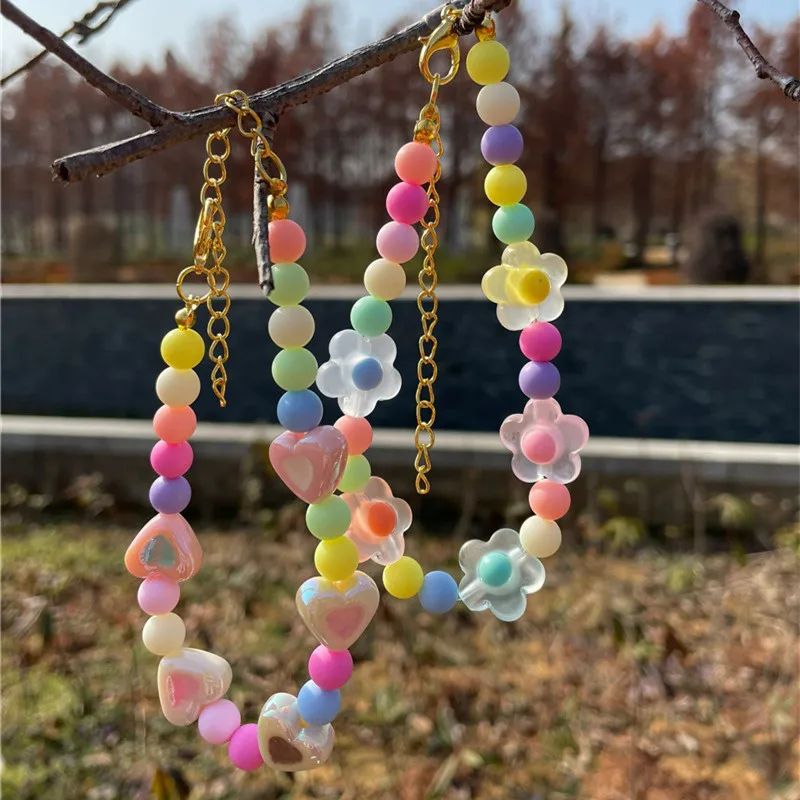 Colorful Pet Jewelry Cat Collar Cute Dog Necklace Pet Pearl Collar Flower Shape Dog Grooming 1005006441318063