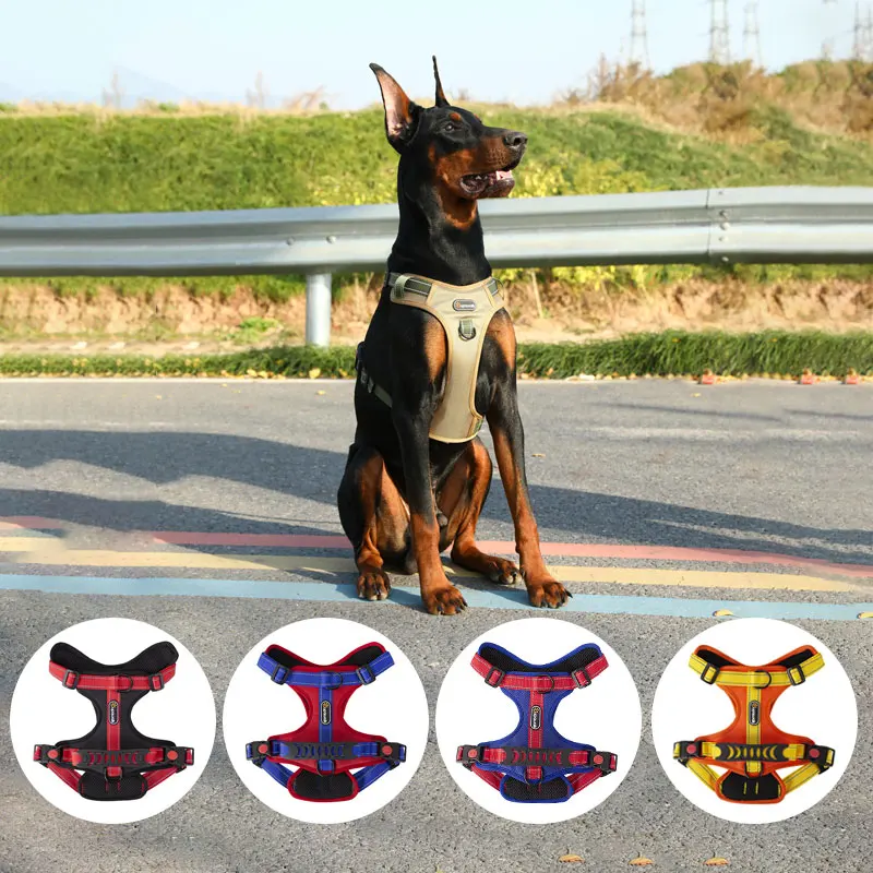 Doberman Pinscher Harness Collar Walking Pet Vest Harness Suitable for Medium and Large Dogs 1005006445667276